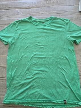 Gold Toe T-Shirt Mens Large Mint Green Crew Neck Soft Lightweight Casual Tee